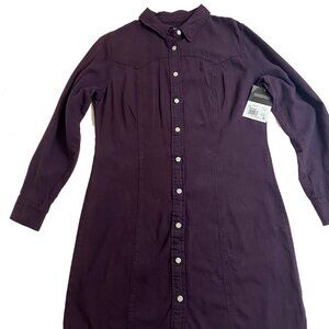 Lee Women's Heritage Western Dress Casual Oversized NWT Medium Trending Date